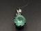 Серебряная подвеска с натуральным бериллом - 30