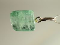 Серебряная подвеска с натуральным бериллом - 33