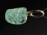 Серебряная подвеска с натуральным бериллом - 35