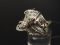 Серебряное кольцо с изумрудом 0.02 карат - 295